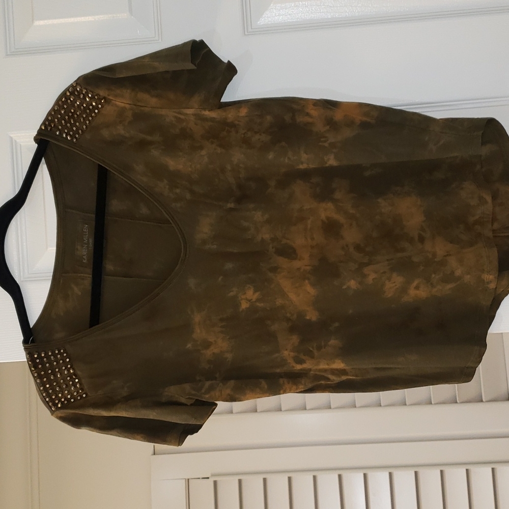 Karen Millen tie dye t-shirt